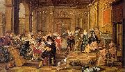 Dirck Hals Banquet Scene in a Renaissance Hall oil painting reproduction